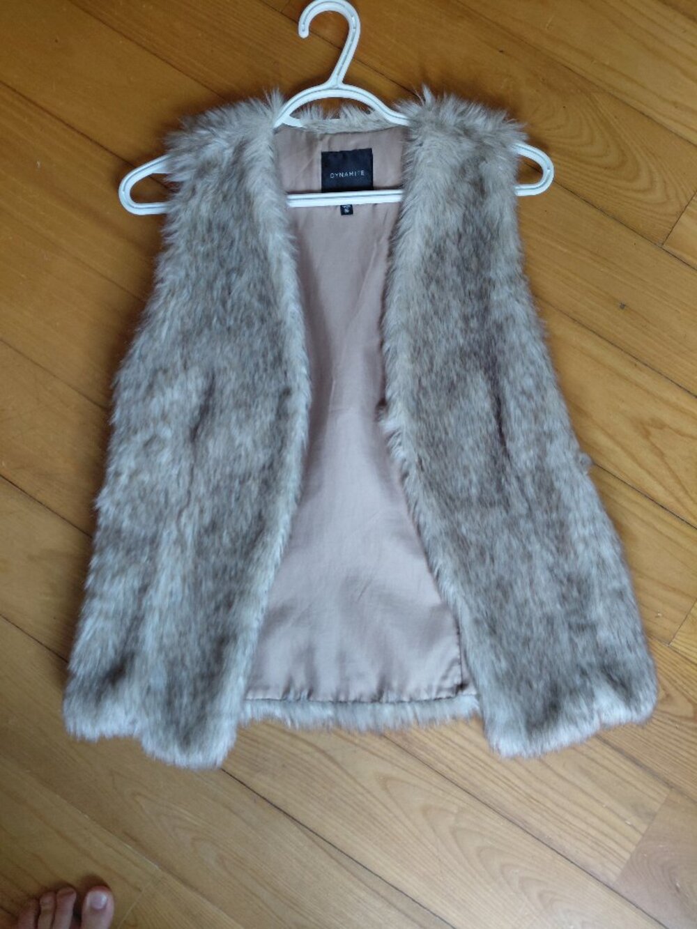 Faux Fur Vest XS